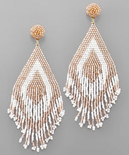 Load image into Gallery viewer, Beaded Fringe Earrings

