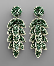 Load image into Gallery viewer, Bead Leaf Earrings
