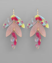 Load image into Gallery viewer, Acetate Leave Drop Earrings
