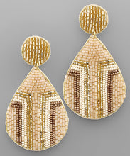Load image into Gallery viewer, Multi Beads Teardrop Earrings
