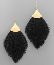 Load image into Gallery viewer, Capped Tassel Earrings
