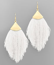 Load image into Gallery viewer, Capped Tassel Earrings
