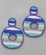 Load image into Gallery viewer, Seed Beads Circle Earrings
