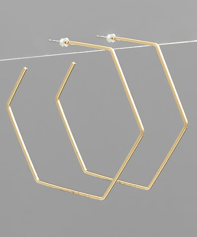 50mm Hexagon Hoops