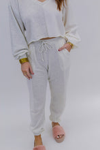 Load image into Gallery viewer, Marlow Drawstring Comfy Set Pants- Heather Grey

