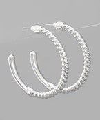 Load image into Gallery viewer, Screw Nail Shape Hoops
