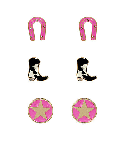 Western Style Earrings Set