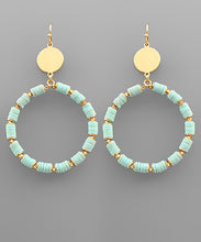 Load image into Gallery viewer, Circle Rubber &amp; Metal Earrings
