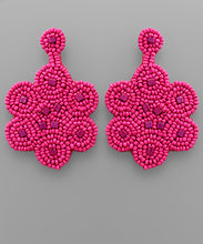 Load image into Gallery viewer, Beaded Flower Earrings

