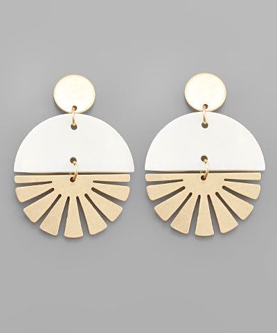 Wedge Dangle Earrings