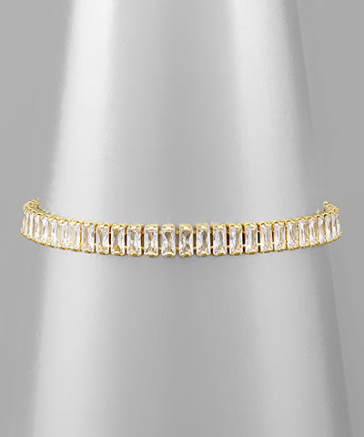 Rectangle CZ Bracelet