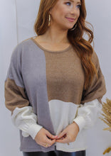 Load image into Gallery viewer, Sweet Darling Color Block Pullover
