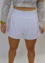 Load image into Gallery viewer, Athletic Butter Soft Shorts-White
