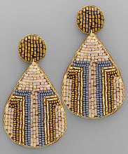 Load image into Gallery viewer, Multi Beads Teardrop Earrings
