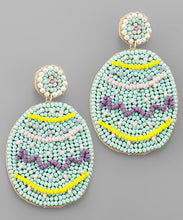 Load image into Gallery viewer, Colorful Circle Beaded Earrings
