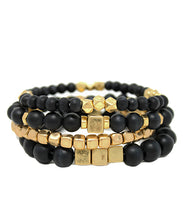 Load image into Gallery viewer, 4 Row Wood Bracelet
