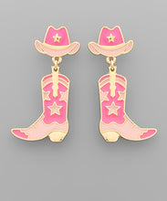 Load image into Gallery viewer, Hat &amp; Boots Earrings
