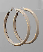 Load image into Gallery viewer, Gold Line Paint Hoops
