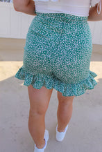 Load image into Gallery viewer, Frady Mini Wrap Ruffle Skort- Green
