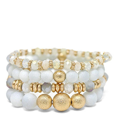 4 Row CCB & Sand Bead Bracelet