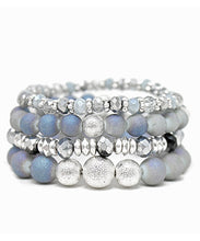 Load image into Gallery viewer, 4 Row CCB &amp; Sand Bead Bracelet
