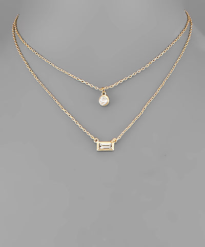 Mini Glass Bead Layer Necklace