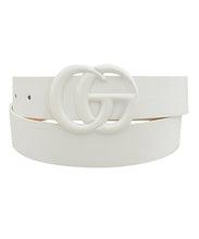 Load image into Gallery viewer, Tone on Tone Buckle Belt
