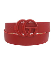 Load image into Gallery viewer, Tone on Tone Buckle Belt
