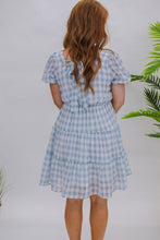 Load image into Gallery viewer, Day Fun Gingham Dress- Blue
