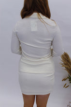 Load image into Gallery viewer, Bossy Top &amp; Skirt Two Piece Set- Cream
