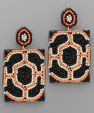 Load image into Gallery viewer, Geometric Pattern Square Earrings

