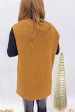 Load image into Gallery viewer, Pumpkin Pie Sweater Vest- Camel
