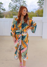 Load image into Gallery viewer, Palm Beach Midi Dress- Green

