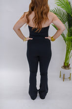 Load image into Gallery viewer, Demi Strapless Full Length Flared Suit
