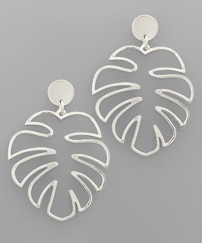 Leaf Frame Earrings