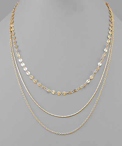 Multi Chain Layer Necklace