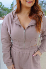 Load image into Gallery viewer, Brylee Comfy Track Set- Mocha
