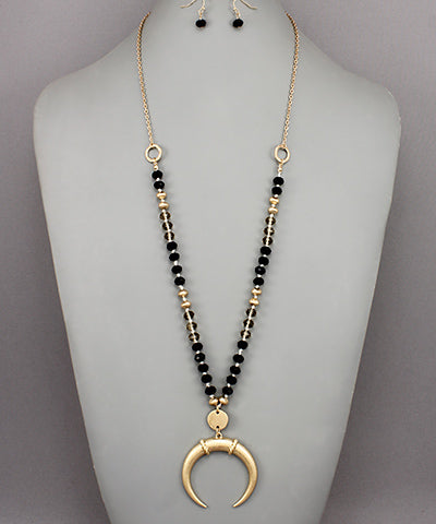 Horn Bead Necklace