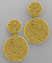 Load image into Gallery viewer, Disk Seed Beads Earrings
