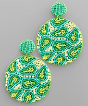 Load image into Gallery viewer, Seed Beads Disk Earrings
