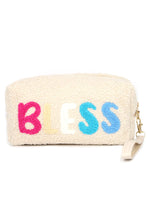 Load image into Gallery viewer, Cozy Teddy Fur Wristlet Pouch
