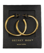 Load image into Gallery viewer, 40mm Wavy Hoops
