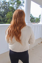 Load image into Gallery viewer, Diana Suede Button Up Jacket- Ecru
