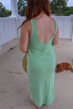 Load image into Gallery viewer, Fall For Me Sweater Midi Dress- Lime
