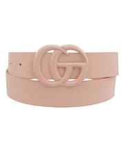Load image into Gallery viewer, Tone on Tone Buckle Belt
