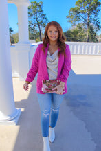 Load image into Gallery viewer, Boss Babe Blazer- Fuchsia
