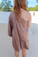 Load image into Gallery viewer, Tabatha Animal Print One Shoulder Dress- Coco
