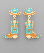 Load image into Gallery viewer, Hat &amp; Boots Earrings
