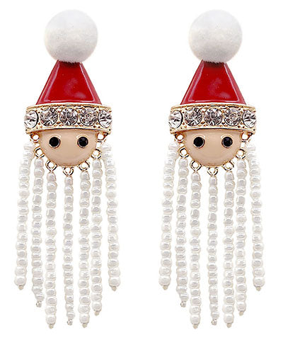 Santa Earrings