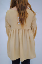 Load image into Gallery viewer, Connie V Neck Shirred Top- Taupe

